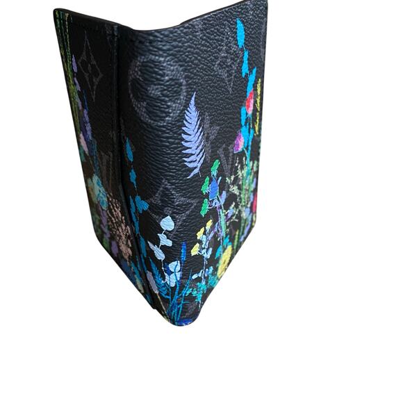 NWT Louis Vuitton Pocket Organizer Monogram Eclipse Foliage Black Floral Boxed - Picture 12 of 16